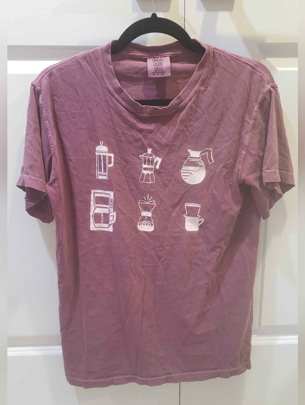 Dark Purple Coffee Tshirt Size S